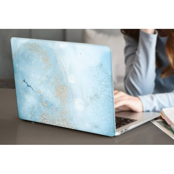 KSK KAISHEK Only Compatible MacBook Pro 16" Case 2023 2022 2021 Released Model M2 A2780 & A2485 M1, Plastic Hard Shell Cover + Black Keyboard Cover, Marble 100_1