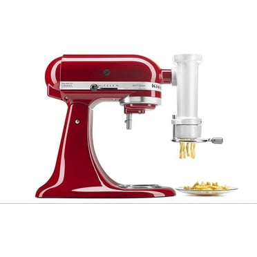 KSMPEXTA Gourmet Pasta Press Attachment with 6 Interchangeable Pasta Plates, White