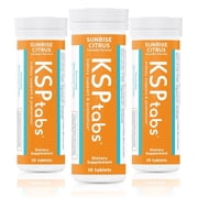 KSPtabs Kidney Health Supplement to Combat Calcium Oxalate Crystal Formation - Sunrise Citrus, 3 Pack