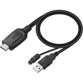 KSRplayer 192KHz HDMI ARC to Optical Audio Converter Plug & Play with 3.4ft/1.05m Builtin Cable, Audio Extractor Adapter for TV to Soundbar/Speaker,