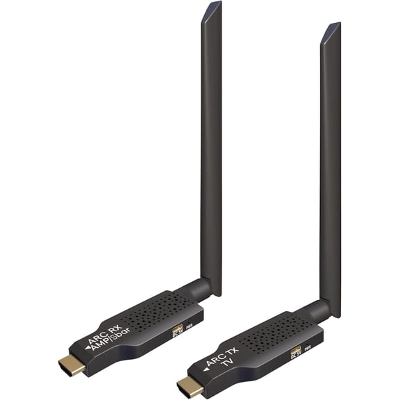 KSRplayer 2.4GHz Wireless ARC Transmitter Receiver Kit for TV & Projector 164ft Long Range, CEC Volume Control, ARC Output for TV/Projector, ARC Input for Soundbar/Amplifier (Audio Only)