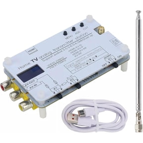 KSRplayer HD RF Modulator  Analog TV Signal Converter & Transmitter, Wireless RF to Coax Adapter for Old TVs, VCR, DVD, Set-Top Box