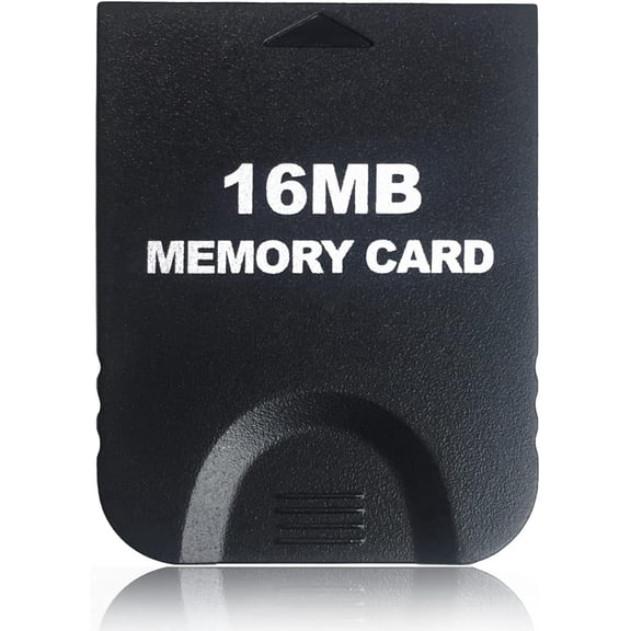 KSRplayer High-Speed 16MB Memory Card for Nintendo GameCube & Wii – 251 Blocks, Durable ABS, Plug-and-Play (Black)