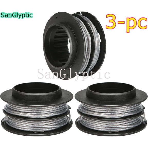 KST 130X-06 KST-130X Replacement Trimmer Spool Line for Kobalt 40V | Compatible with Kobalt 40V String Trimmer Weed Eater,0.080" 17Ft Dual Line Bump-Feed Replacement Spoo,Impact-Resistant ABS