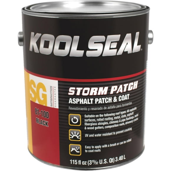 KST COATING KS0081100-16 Gal Uv Black Patch/Coat
