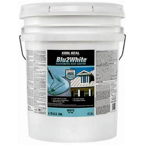 KST Coating 249045 5 gal Kool Seal Blu2White Elastomeric Roof Coating