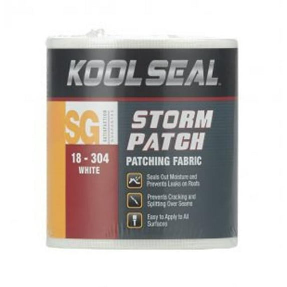 KST Coating 250055 4 in. x 50 ft. Kool Seal Storm Patching Fabric