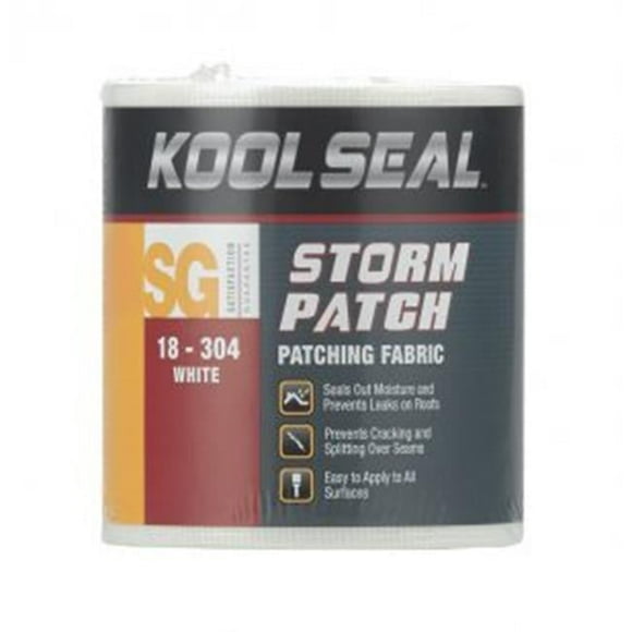 KST Coating  4 in. x 50 ft. Kool Seal Storm Patching Fabric