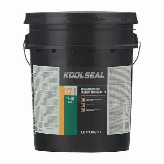 KST Coatings KS0073900-20, Asphalt Emulsion, Black Asphalt Industrial Sealant, 47.1 lb 5 gal