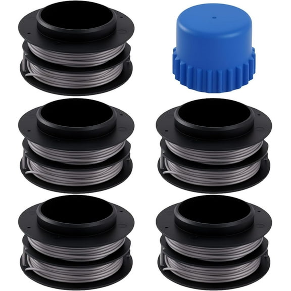 KST130X-06 2906603 Ultra Advanced Bump Knobs & KST130X String Trimmer Spool Line 17ft 0.080" Compatible with Kobalt 40-Volt String Trimmer KST 130X-06 and KST 130X (Item No.:796787)