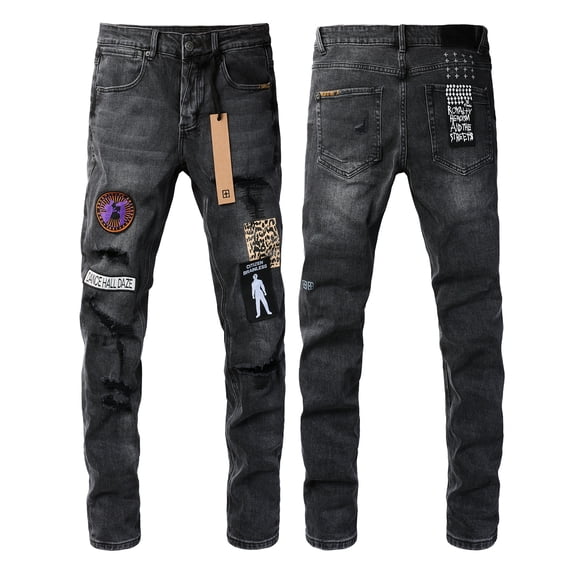 Ksubi Jeans Men's 2025 High Quality Streetwear Slim Fit Stretch Jeans Baggy Ripped Straight Skinny Denim Pants