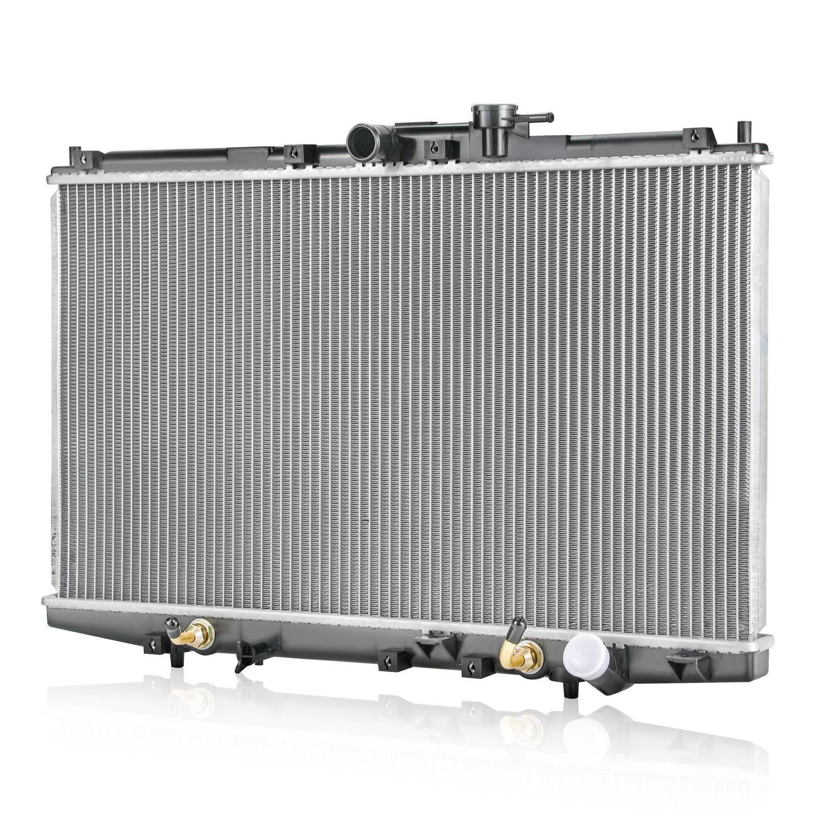 KT 2148 Compact 1-Row Aluminum Radiator, Silvery, Front-Fit Design for ...