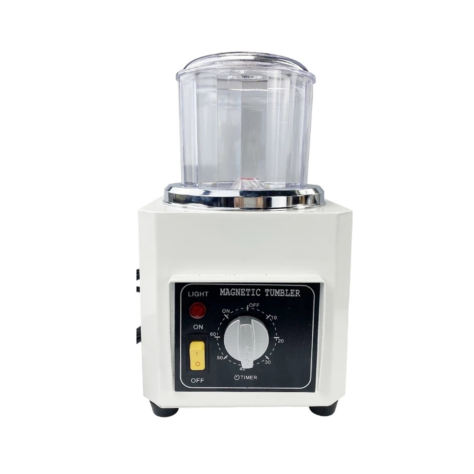 KT-90 Magnetic Polishing Machine, Tumbler AC Mini Diy Jewelry Polisher Finishing Cleaning Tool ,Powerhouse Performance