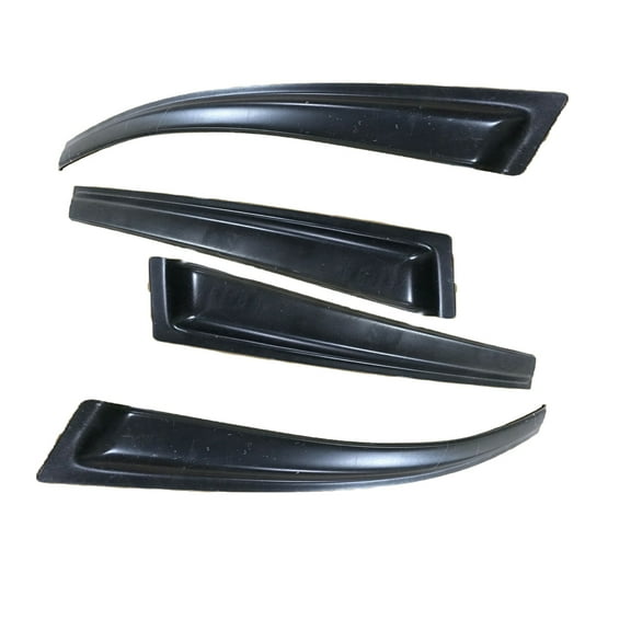 KT 94063 Window Wind Deflectors Vent Shades 4Pcs, Window Visors Rain Guards, Acrylic, Smoke