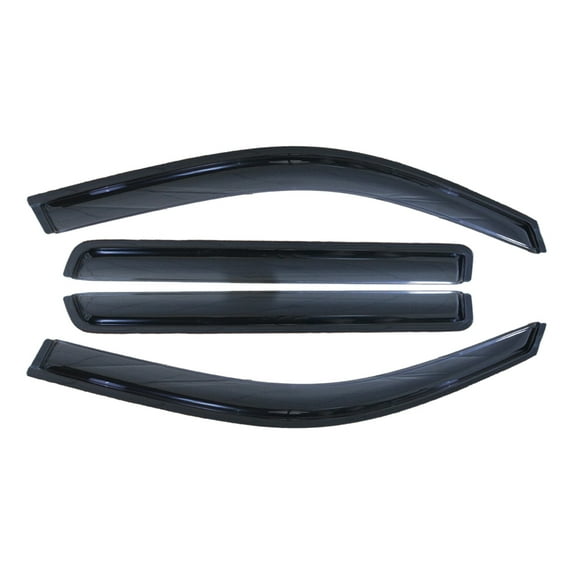 KT 94240 Window Wind Deflectors Vent Shades 4Pcs, Window Visors Rain Guards, Acrylic, Smoke