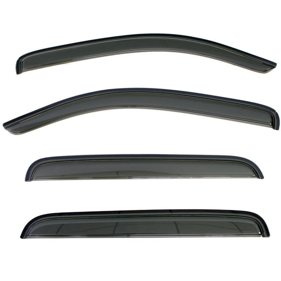 KT 94768 Window Wind Deflectors Vent Shades 4Pcs, Window Visors Rain Guards, Acrylic