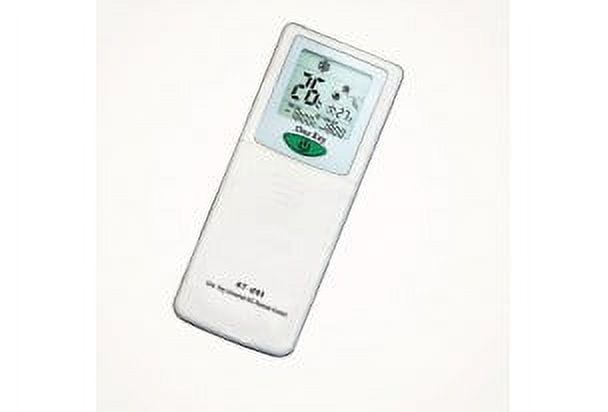 KT-E03 White Universal Mini Split AC Remote with LCD Display