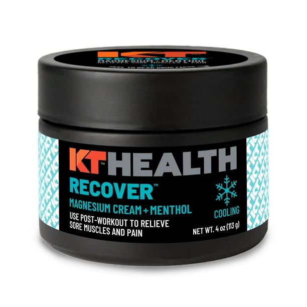 KT Tape KT Health Recover Cooling Magnesium Cream, PostWorkout Rub for