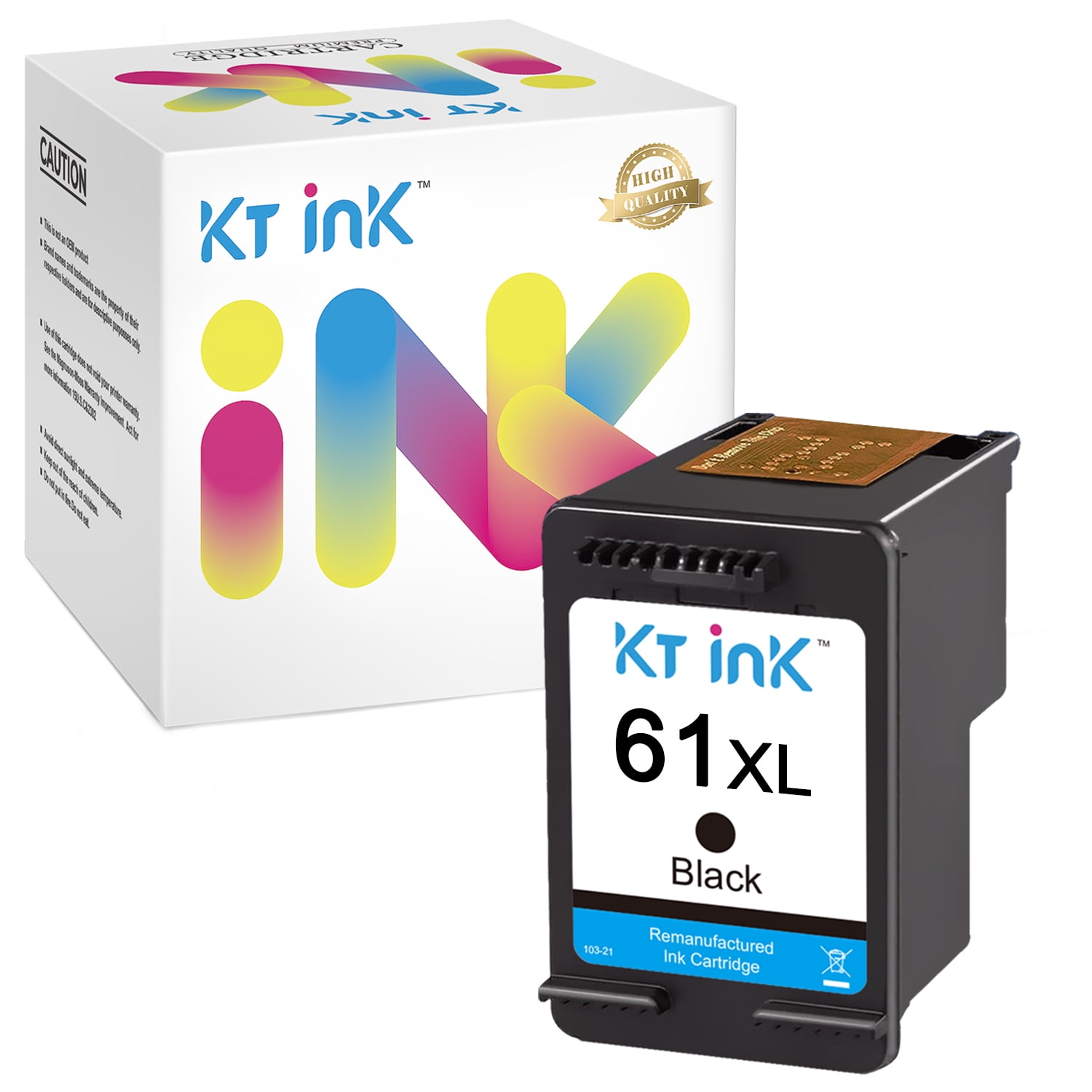 KT INK 61XL Ink Cartridges replacement for for Printers HP 61XL for