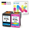 KT INK 67XL Ink Cartridges replacement for for Printers HP 67XL for