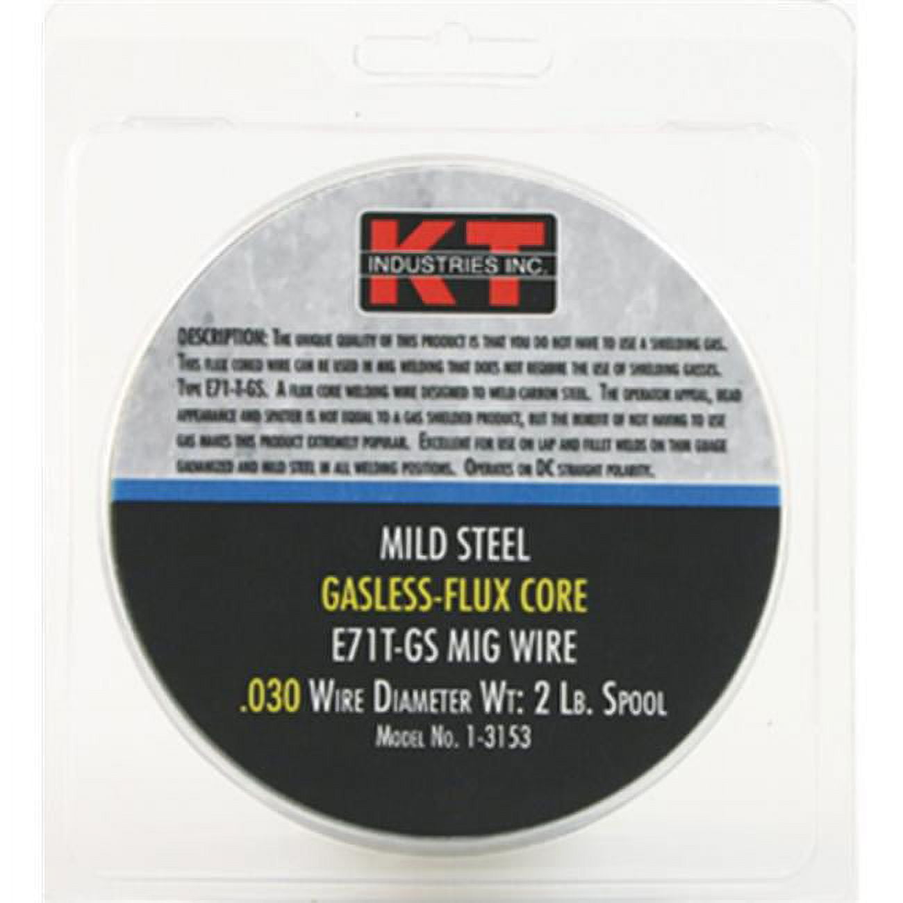 KT Industries 395915366 0.030 in. 2 lbs Gasless-Flux Core Mig Wire