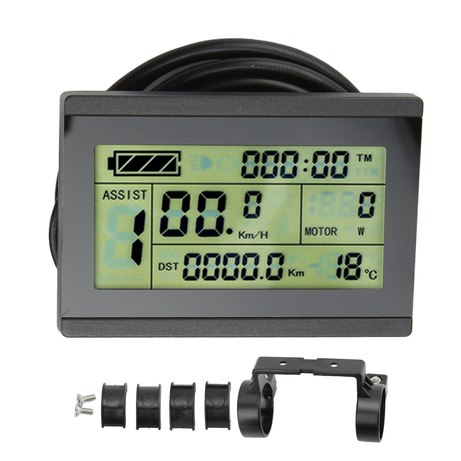 KT LCD3 Display 72V ABS Electric Bicycle Display with SM Connector for