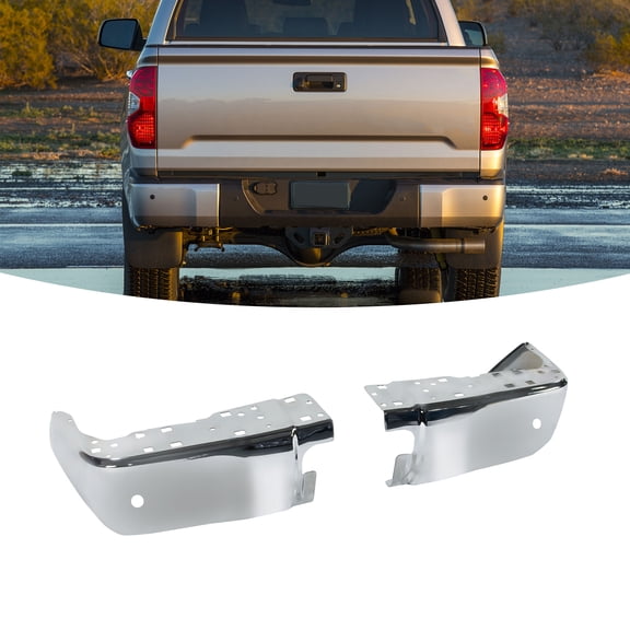 KT Parts Bumper End Set Rear W/Sensor Hole Chrome Extension 521510C110