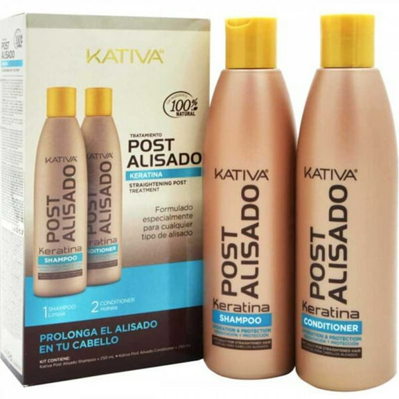 KT Post Ali Keratin Kit 2 Units with Natural Ingredients for Smooth & Shiny Hair