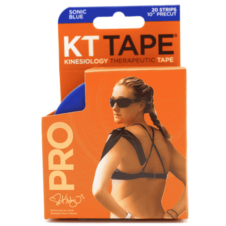 kt tape pro strips jet black - 20 ct