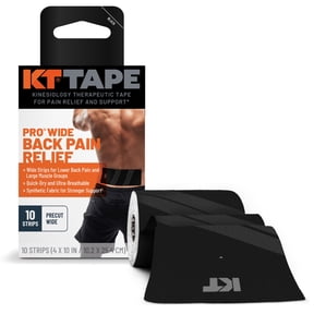 KT Tape Pro Wide Black 10ct
