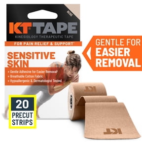 KT Tape 2 x 3 inches Beige Kinesiology Sports Tape (20 Count)