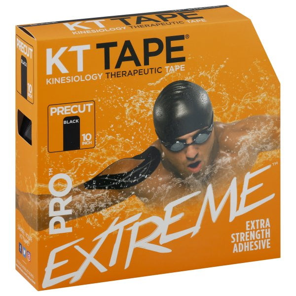 KT Tape Black Pro Extreme Therapeutic Elastic Kinesiology Tape 150