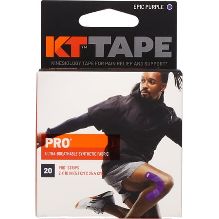 KT Tape Epic Purple Pro Kinesiology Tape 20 ea