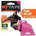 thumbnail image 1 of KT Tape Pink Pro Synthetic Kinesiology Tape 20 Precut Strips, 1 of 11