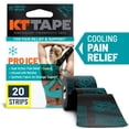 thumbnail image 1 of KT Tape Pro Ice Kinesiology Tape with Cooling Menthol for Dual-Action Pain Relief, Black, 20 Count, 1 of 12