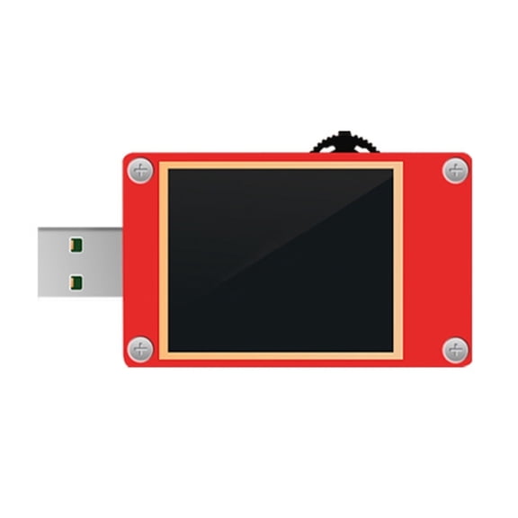 KT002 Portable USB3.0 Fast Charging Tester Digital Voltmeter Ammeter Power Tester USB Capacity Tester with 1.8inch Screen