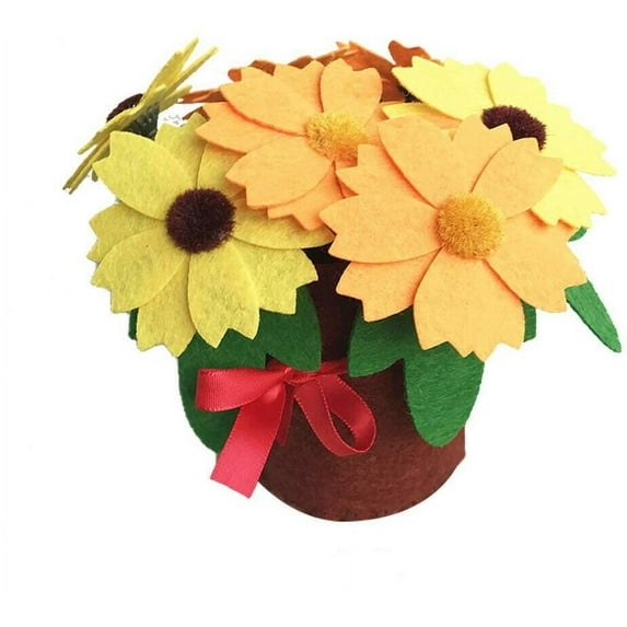 KT00219 Floral Crafting Kids Sewing Kit Flower Kid DIY Homemade Flower complete set