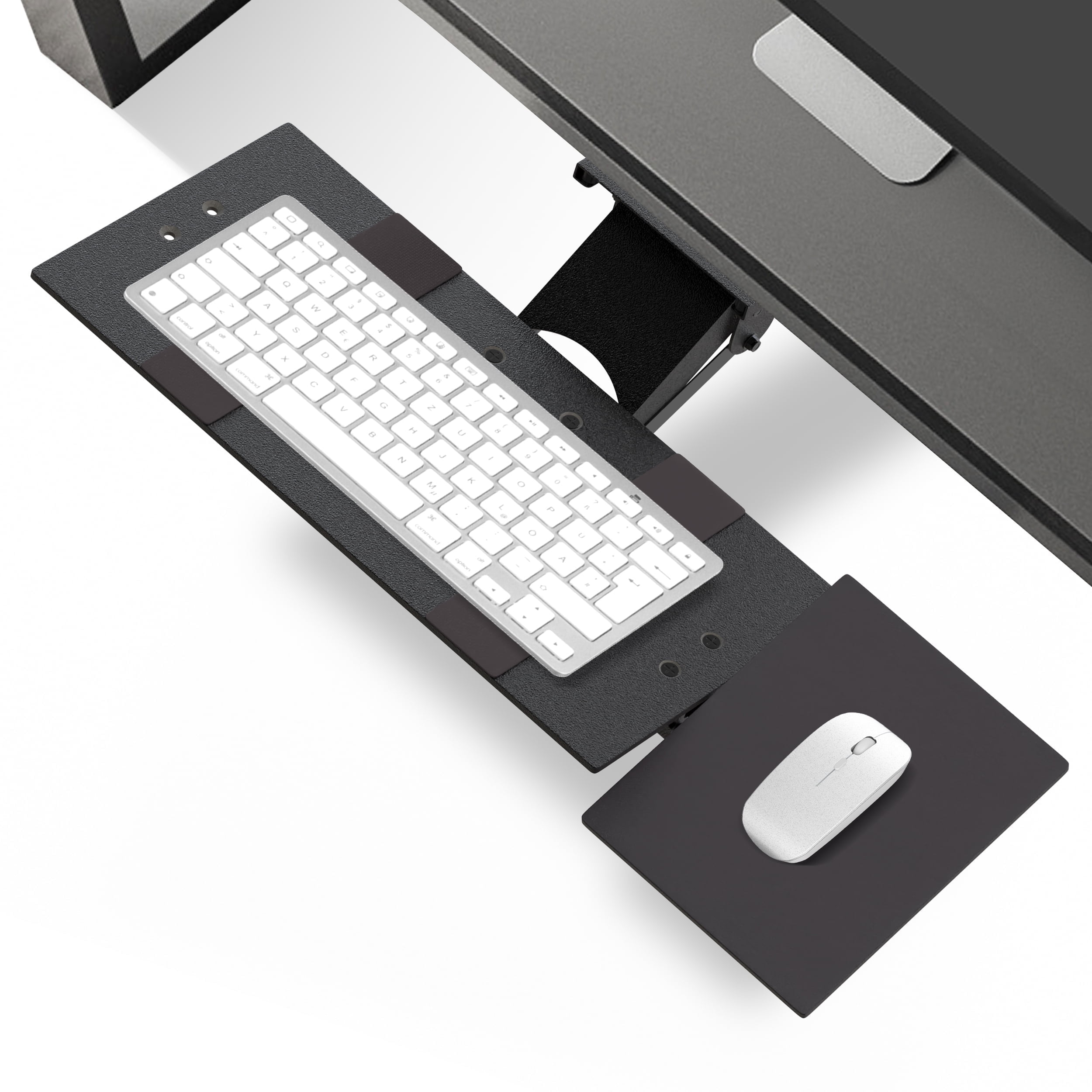 Swivel keyboard tray under desk discount