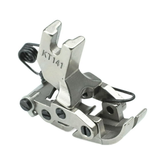 KT141 Hinged Presser Foot Fit Lockstitch Sewing Machine Front And Rear Interaction Through Cross Seam Extra-Thick Fabric