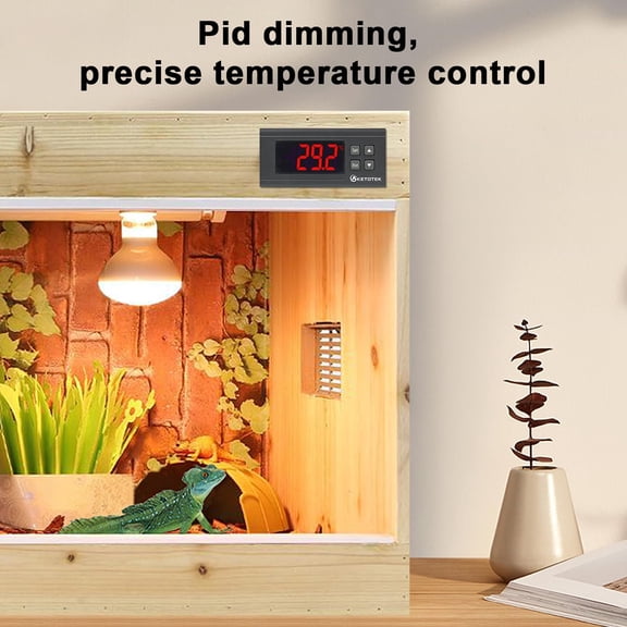 KT8100 Digital Heating PID Temperature Controller 120V Dimming Thermostat Control for Heating Device 2A 120V 240W$$Tools