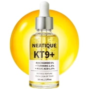 Neatique KT9+ Niacinamide 6% Facial Serum with Turmeric Root Extract 1.5% and Kojic Acid 1.5%, Lightweight Daily Face Serum, 1 fl oz 30 mL