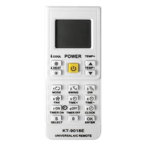 KT9018E Energy Efficient Aircon Remote With Sleep Mode And Wide Compatibility For Various Air Conditioners Units Ergonomic Grip
