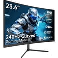 thumbnail image 1 of KTC 24 Inch 240Hz Curved Gaming Monitor, FHD 1080p 1500R 1ms Computer Monitor, Adaptive Sync, 3000:1 Contrast, HDR Support, HDMI 2.0 & DP 1.4, Low Blue Light, Tilt, VESA, H24S17P, 1 of 9