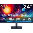 thumbnail image 1 of KTC 24 Inch QHD 100Hz Computer Monitor IPS 2K, 1300:1 Contrast, Anti-Blue Light Screen, 122% sRGB, FreeSync & G-Sync Compatible, HDMI 2.0 & DisplayPort 1.4, PC Monitor for Gaming Office Work, H24T27, 1 of 1