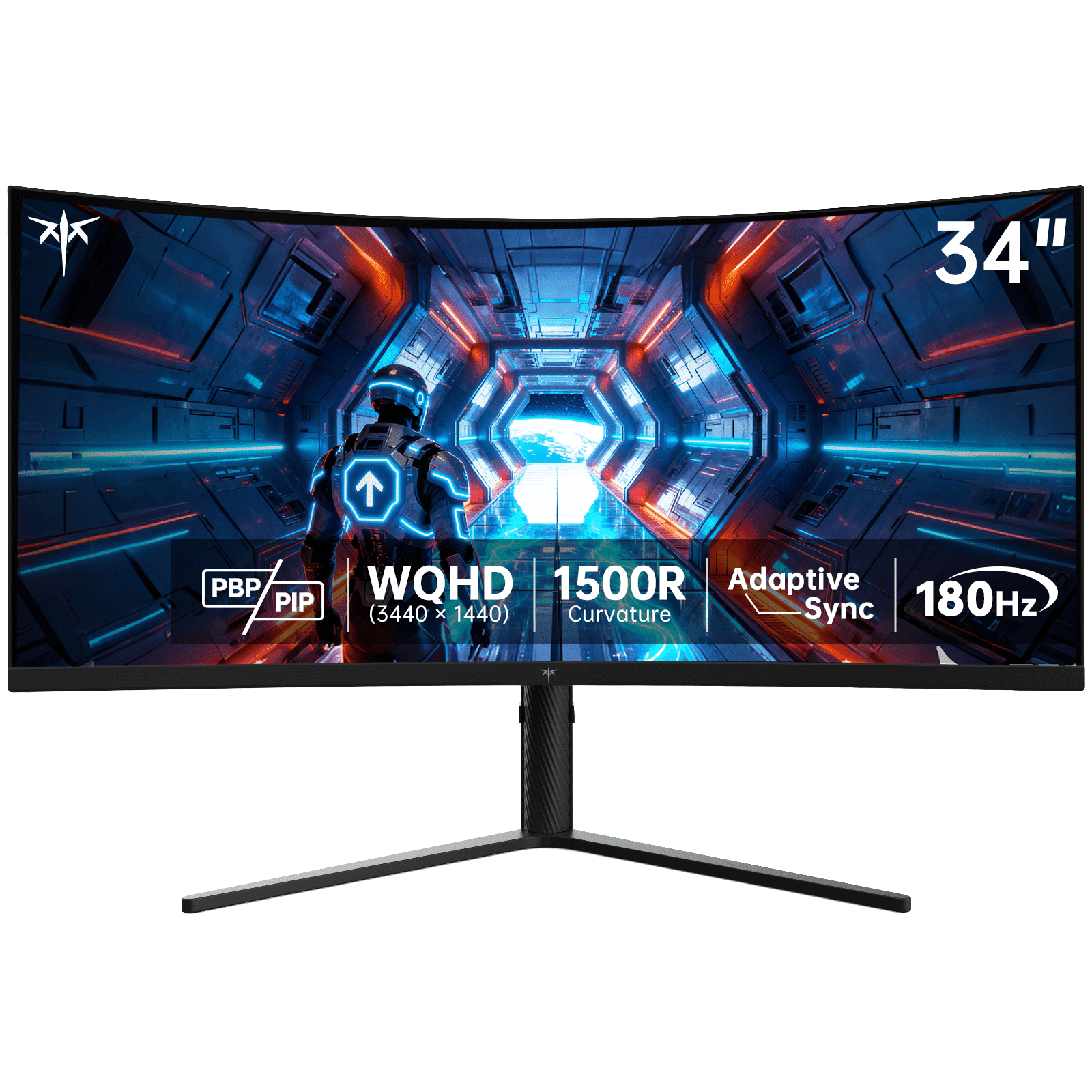 KTC 34 Inch UWQHD Curved Gaming Monitor, 3440x1440 Ultrawide PC