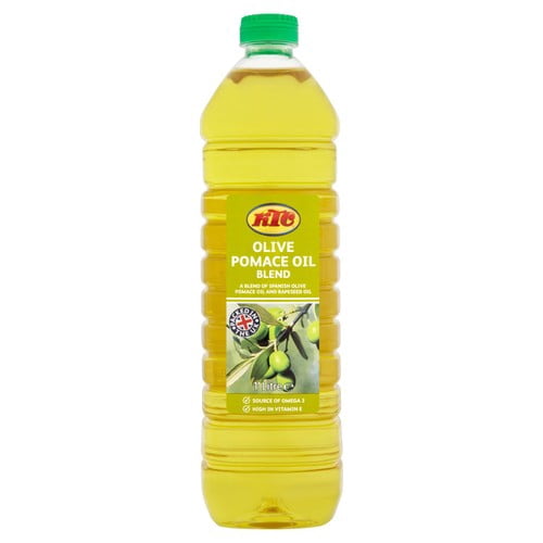 KTC Blended Pomace Olive Oil 1L, British Import (Pack of 2)