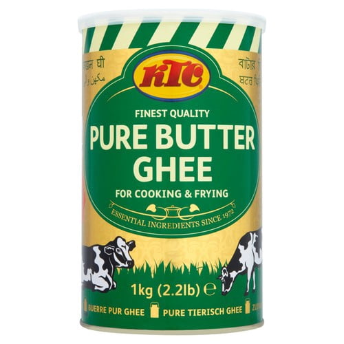 KTC Butter Ghee 1kg, British Import (Pack of 2)