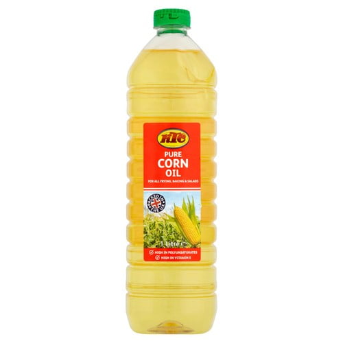 KTC Corn Oil 1L, British Import (Pack of 2)
