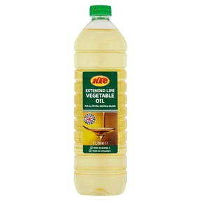 KTC VEGETABLE OIL 1L, British Import (Pack of 2)