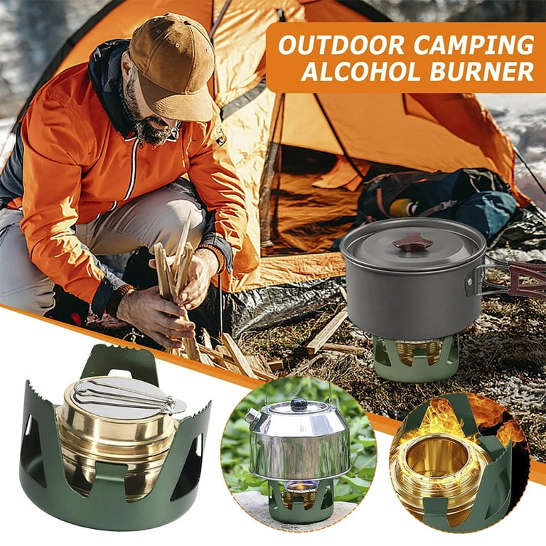 Beteray Camping Cookware Set Portable Camp Stove with Lightweight